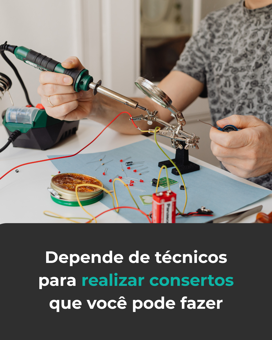 Como usar o ferro de solda