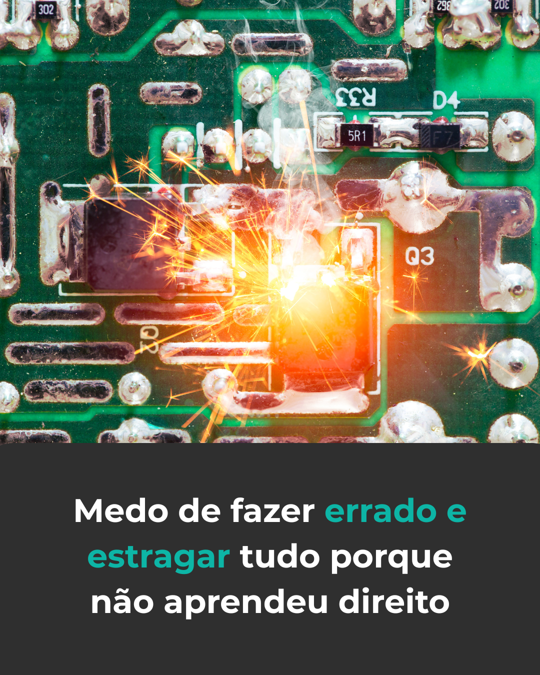 Soldando placa de PCB