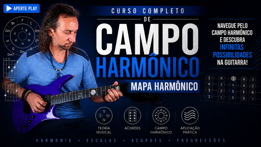 Mapa Harmônico - Curso de Campo Harmônico de Brunão Andrade